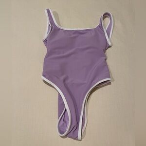 NWOT LainSnow Ocean Isle Lilac One Piece